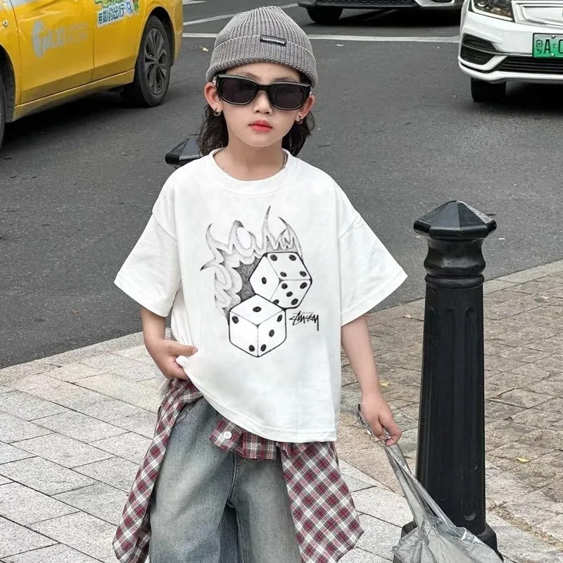 【90-160cm】絶対かっこいい 売れ筋商品 ゆったり 合わせやすい 男の子 半袖 Tシャツ