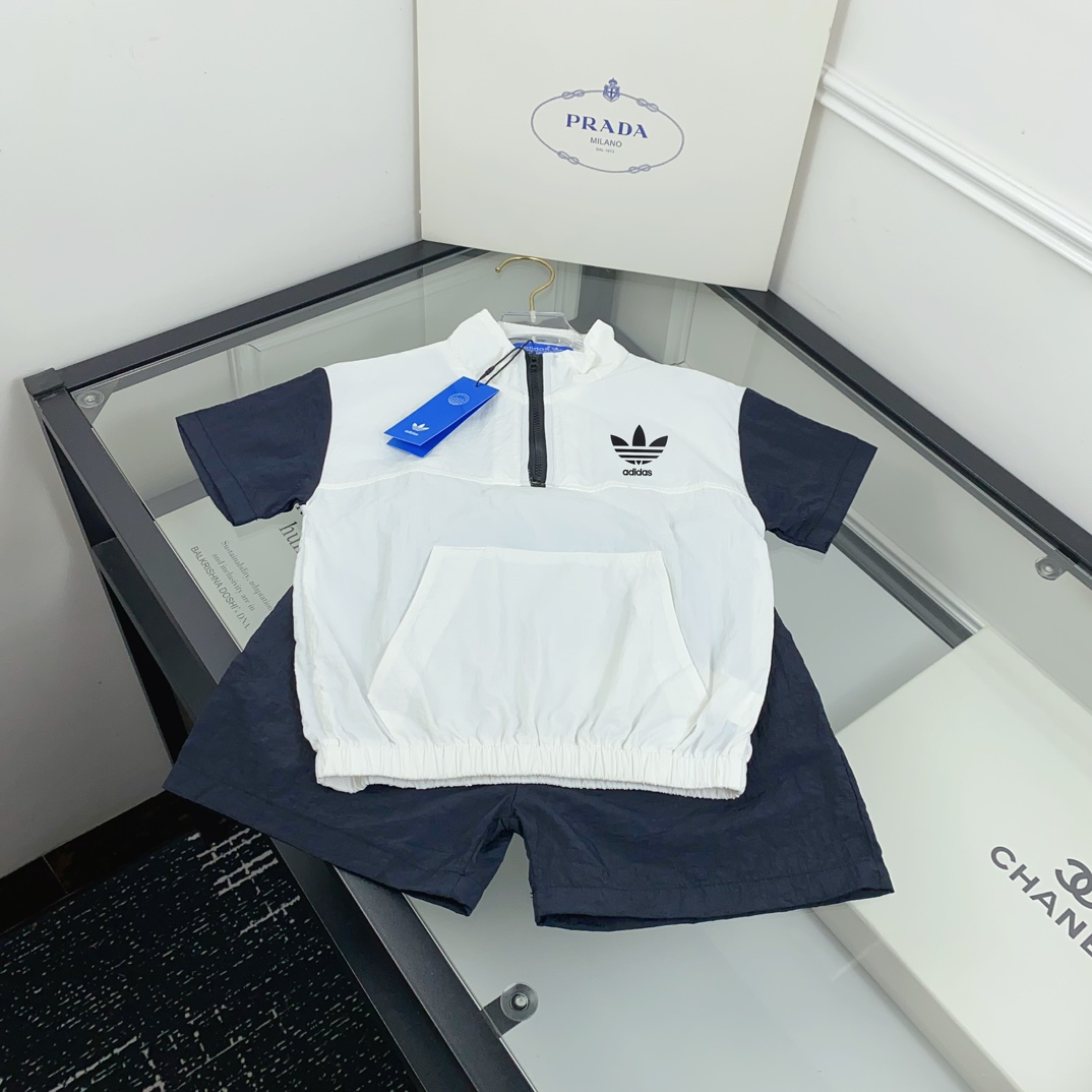【73-120cm】二点セット 夏にぴったり UV対策 吸汗速乾 トレンド 半袖 Tシャツ+ショートパンツ セットアップ