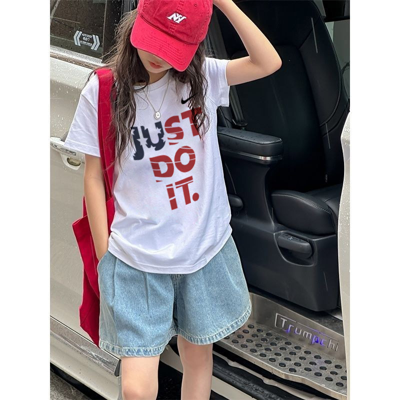 【90-160cm】毎日着たくなる 大活躍 おしゃれ トレンド  カジュアル 女の子 半袖 Ｔシャツ