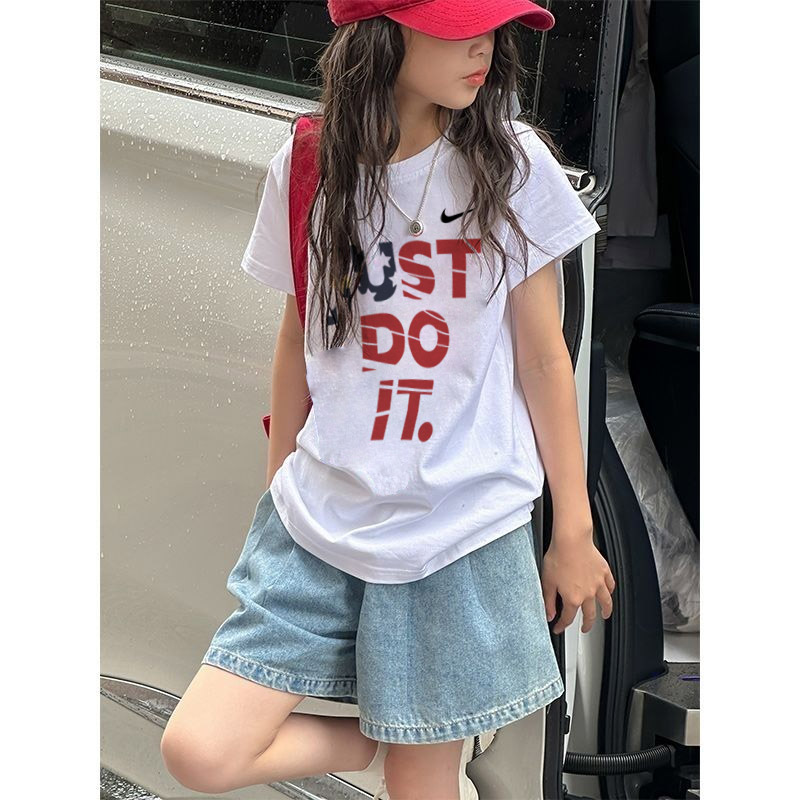 【90-160cm】毎日着たくなる 大活躍 おしゃれ トレンド  カジュアル 女の子 半袖 Ｔシャツ