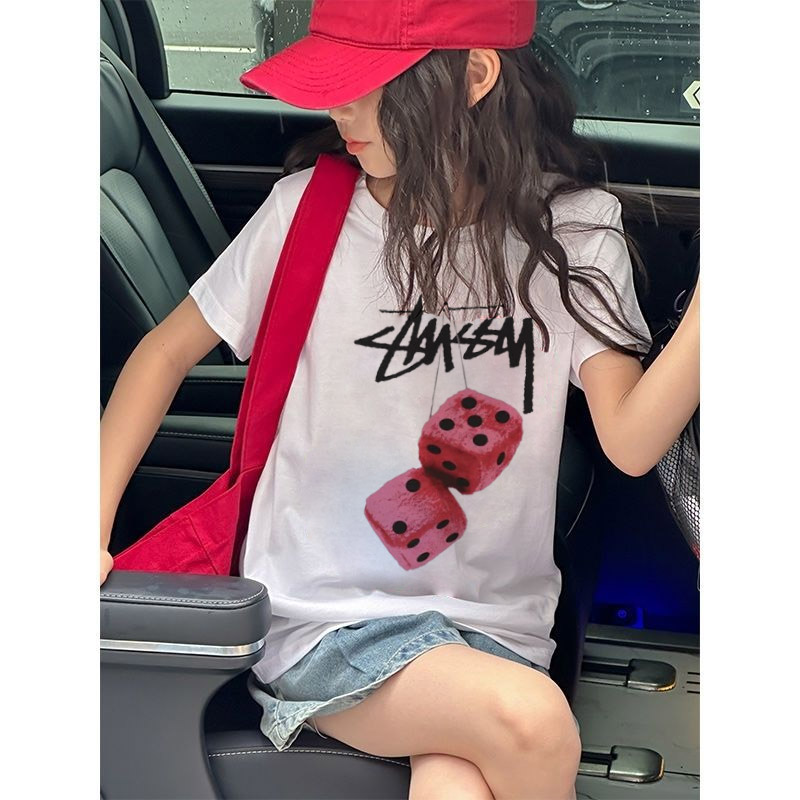 【90-160cm】元気いっぱい 爆売れ中 ストリート トレンド 女の子 半袖 Tシャツ