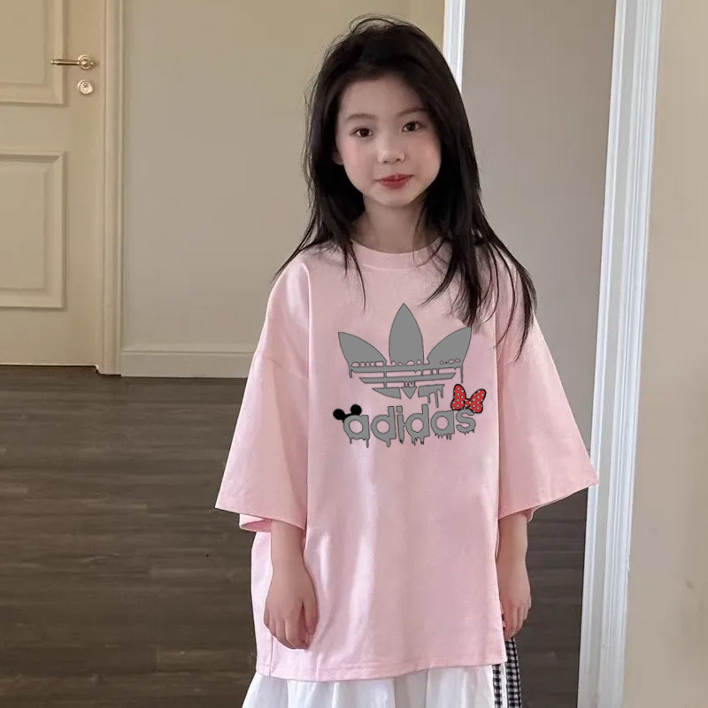 【90-160cm】デイリーにぴったり 大人気 オシャレ 合わせやすい 女の子 半袖 Tシャツ