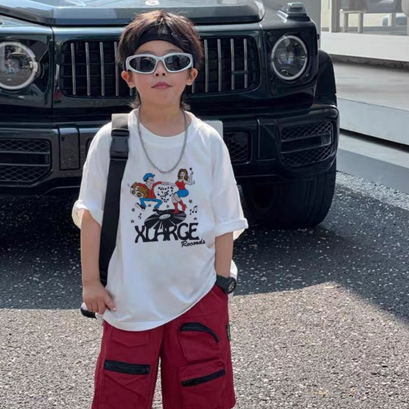 【90-160cm】リラックス感ある 着回し最強 カジュアル 着やすい 男の子 半袖 Ｔシャツ