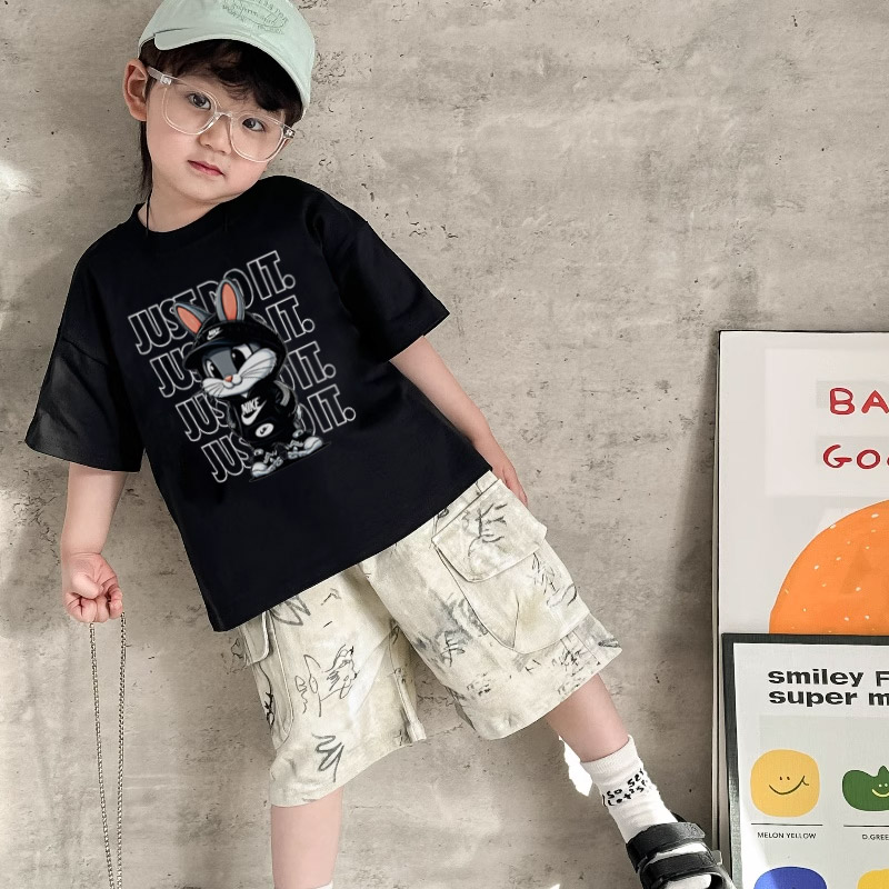 【90-160cm】モード感アップ 爆売れ中 ストリート デザイン満点 男の子 半袖 Ｔシャツ
