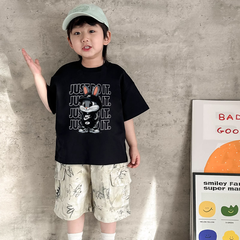 【90-160cm】モード感アップ 爆売れ中 ストリート デザイン満点 男の子 半袖 Ｔシャツ