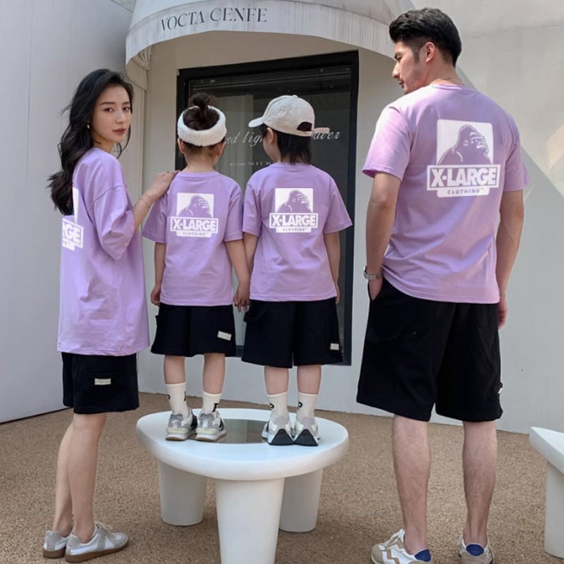 【90-160cm+親サイズ】これを逃す手はない 大好評 お出かけに カジュアル 親子ペア 半袖 Ｔシャツ