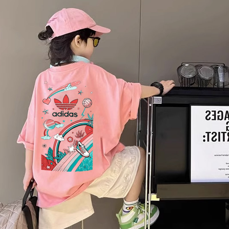 【90-160cm】目を奪われる 人気爆発中 カジュアル ストリート 男の子 半袖 Tシャツ