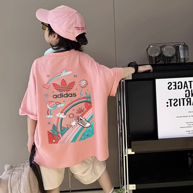 【90-160cm】目を奪われる 人気爆発中 カジュアル ストリート 男の子 半袖 Tシャツ