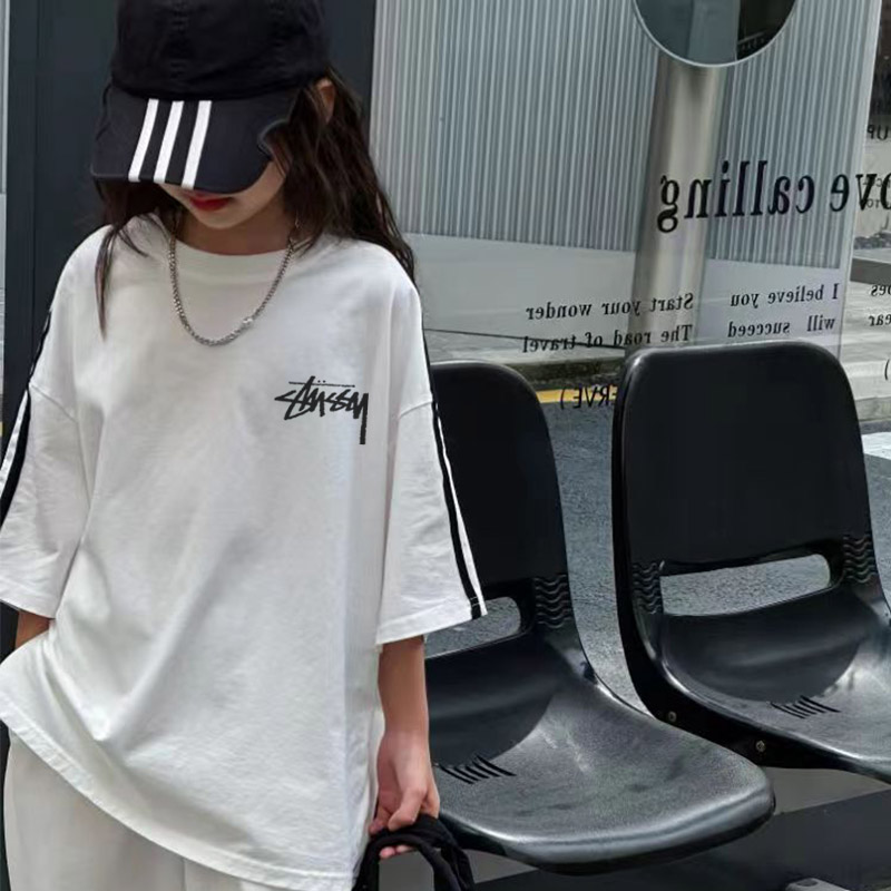 【100-150cm】話題沸騰中 今季も大注目 シンプル 合わせやすい カジュアル 女の子 半袖 Ｔシャツ