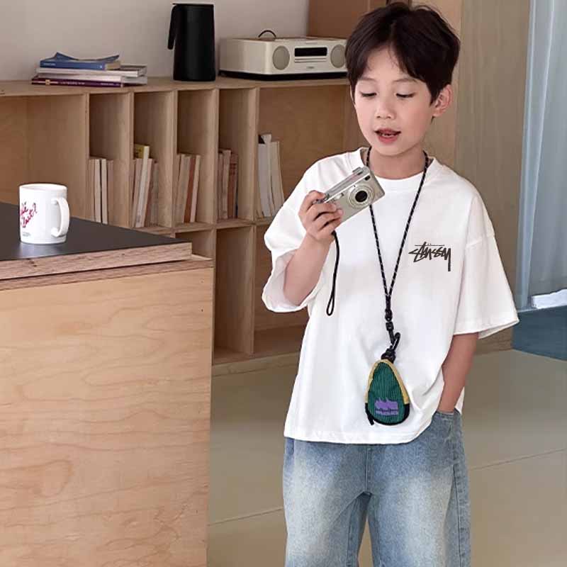 【90-160cm】これを逃す手はない 大人気 カジュアル アルファベット 男の子 半袖 Ｔシャツ