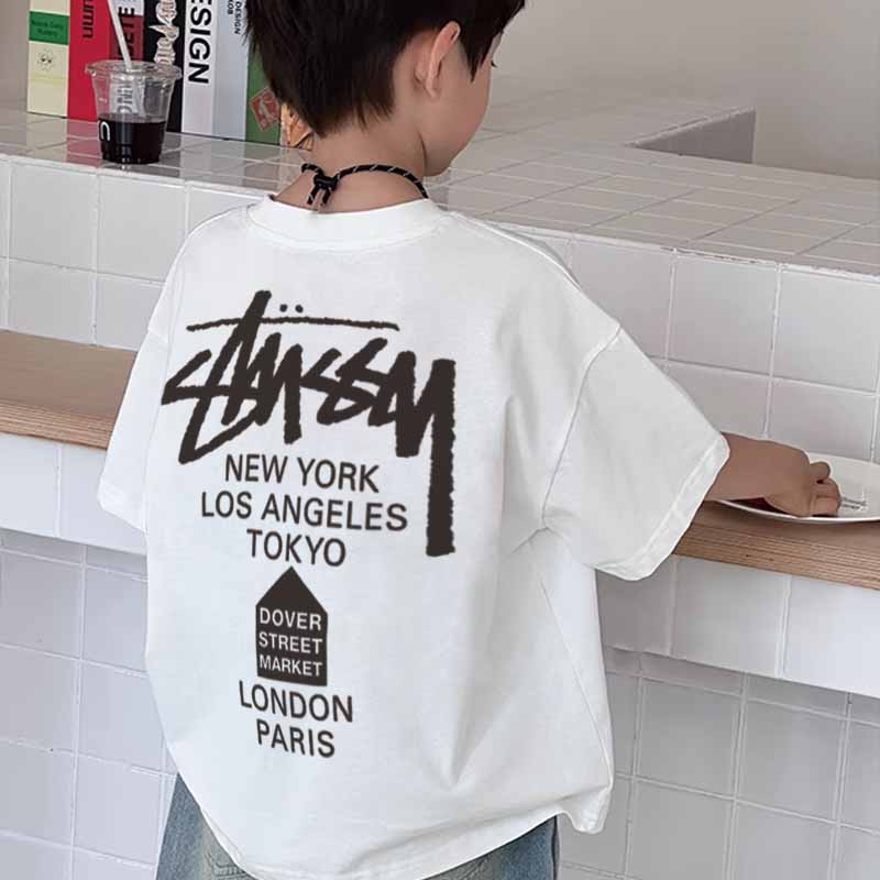 【90-160cm】これを逃す手はない 大人気 カジュアル アルファベット 男の子 半袖 Ｔシャツ