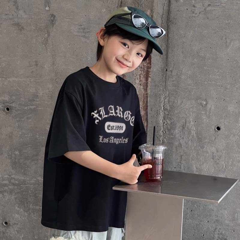 【90-160cm】リラックス感ある 大人気 カジュアル カッコイイ 男の子 半袖 Ｔシャツ