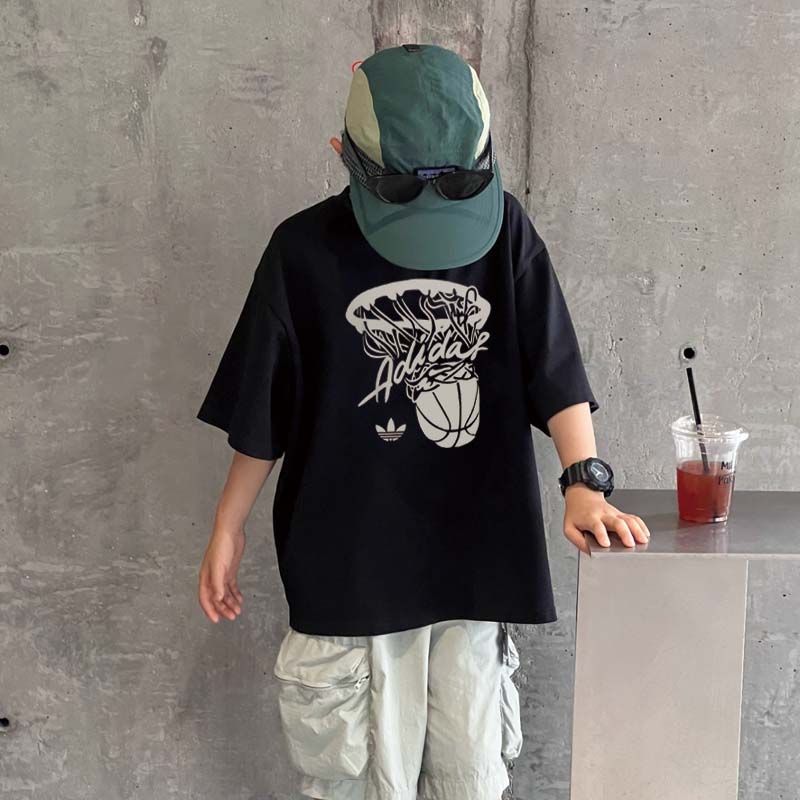 【90-160cm】トレンド感たっぷり 大注目 カジュアル ストリート 男の子 半袖 Tシャツ