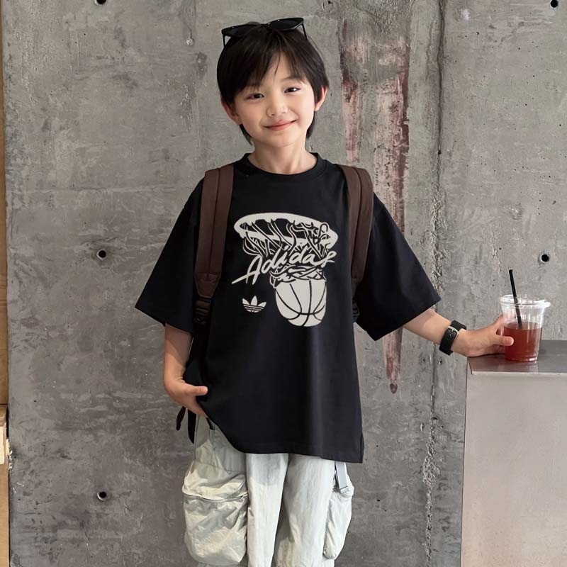 【90-160cm】トレンド感たっぷり 大注目 カジュアル ストリート 男の子 半袖 Tシャツ