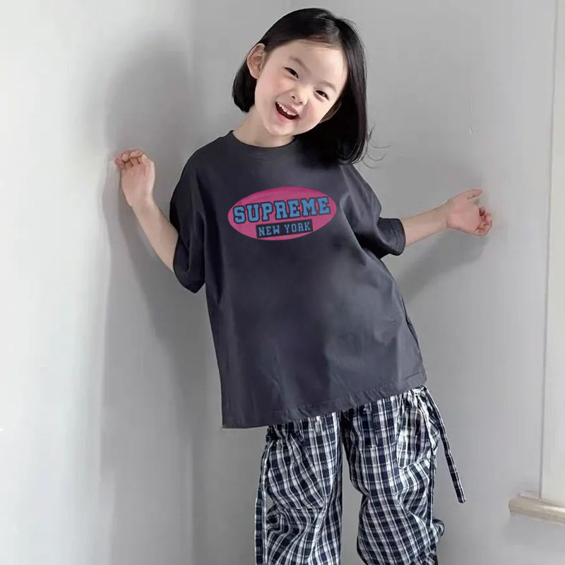 【90-160cm】これを逃す手はない 絶対流行 カジュアル お出かけに 女の子 半袖 Tシャツ