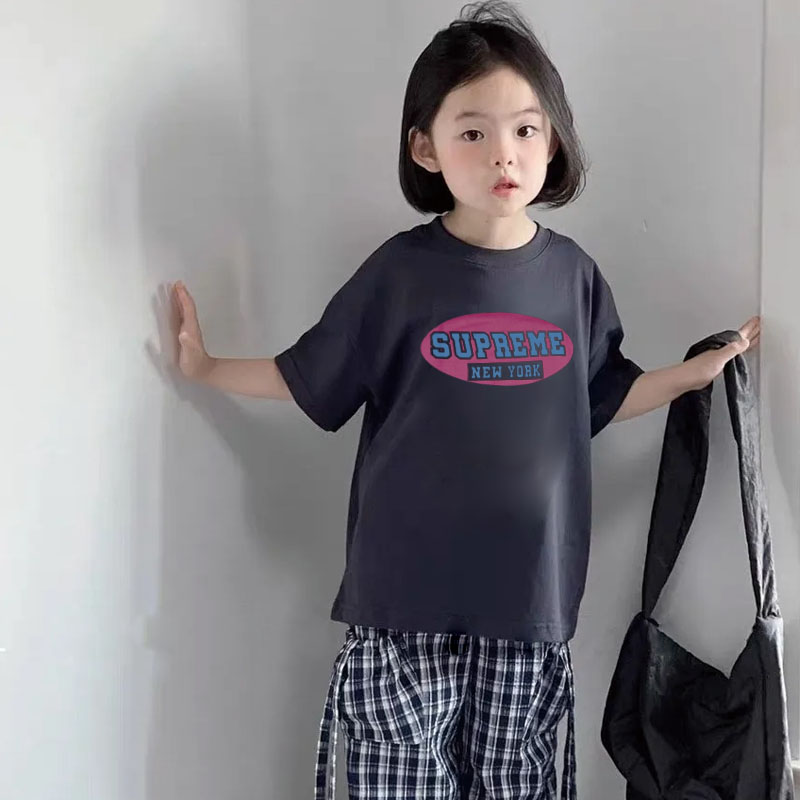 【90-160cm】これを逃す手はない 絶対流行 カジュアル お出かけに 女の子 半袖 Tシャツ