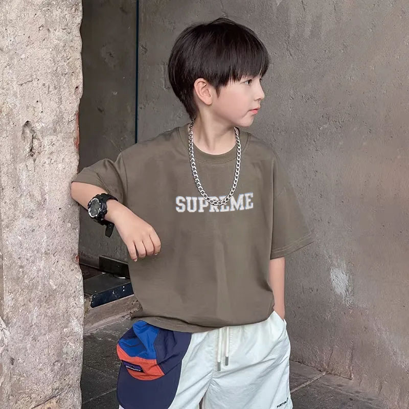 【90-160cm】絶対後悔しない モード感アップ カジュアル クール 男の子 半袖 Tシャツ