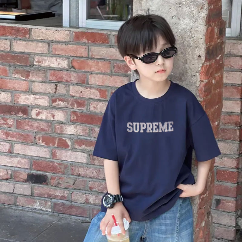 【90-160cm】絶対後悔しない モード感アップ カジュアル クール 男の子 半袖 Tシャツ