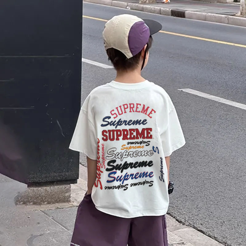 【90-160cm】絶対後悔しない モード感アップ カジュアル クール 男の子 半袖 Tシャツ