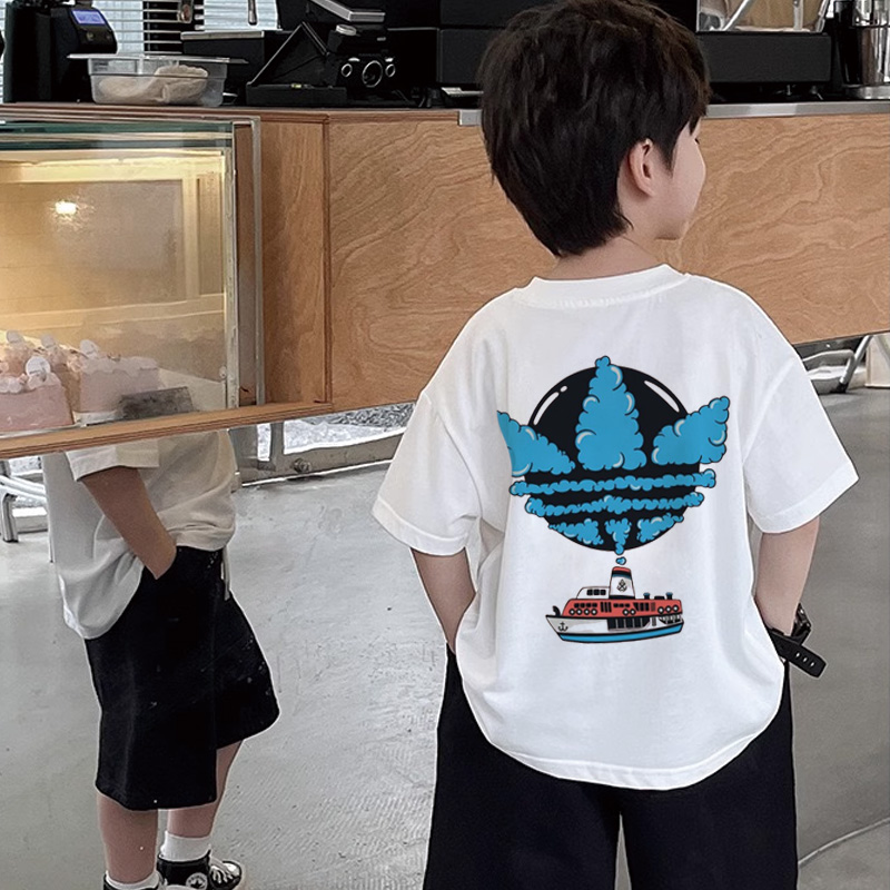 【90-160cm】人気爆発中 目立つ カジュアル カッコイイ 男の子 半袖 Tシャツ