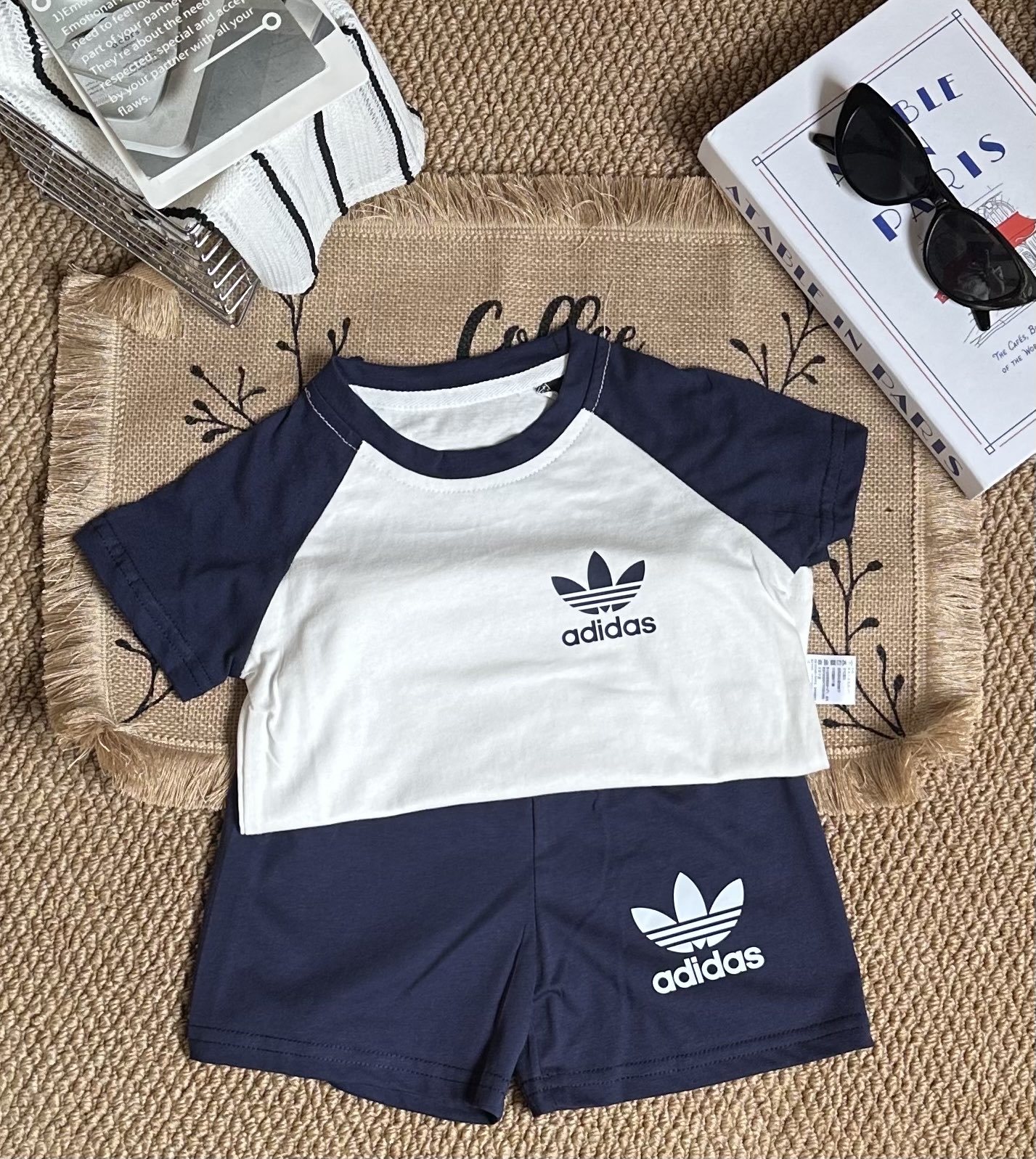 【80-130cm】二点セット リピーター多数  売れ筋 カジュアル 快適 半袖Ｔシャツ+ショートパンツ セットアップ