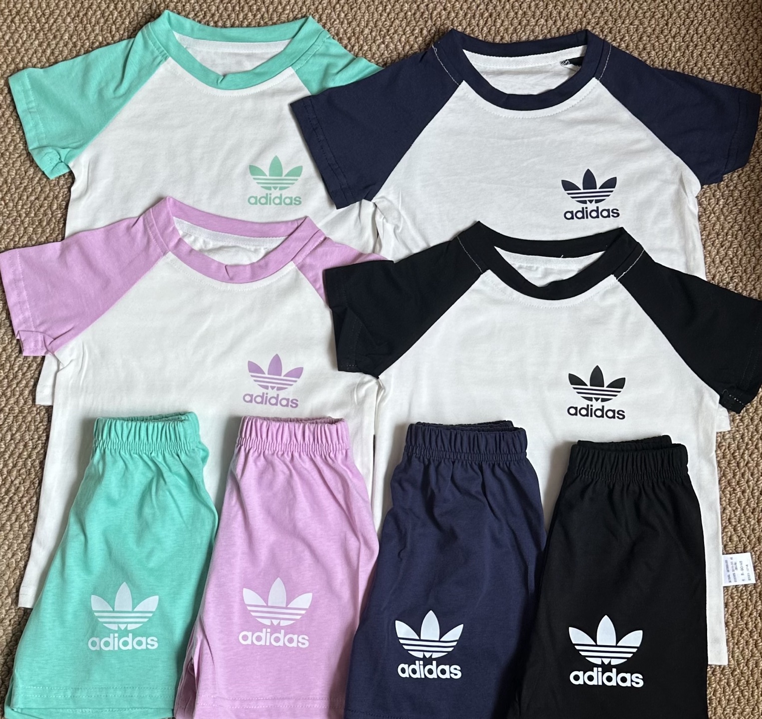 【80-130cm】二点セット リピーター多数  売れ筋 カジュアル 快適 半袖Ｔシャツ+ショートパンツ セットアップ