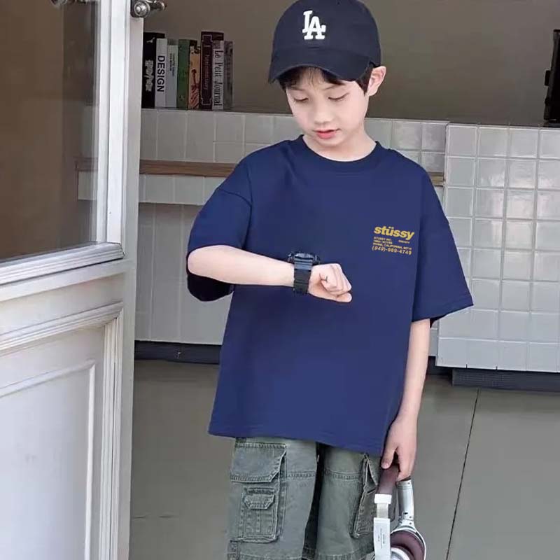 【90-160cm】絶対後悔しない 大注目 トレンド ストリート 男の子 半袖 Ｔシャツ