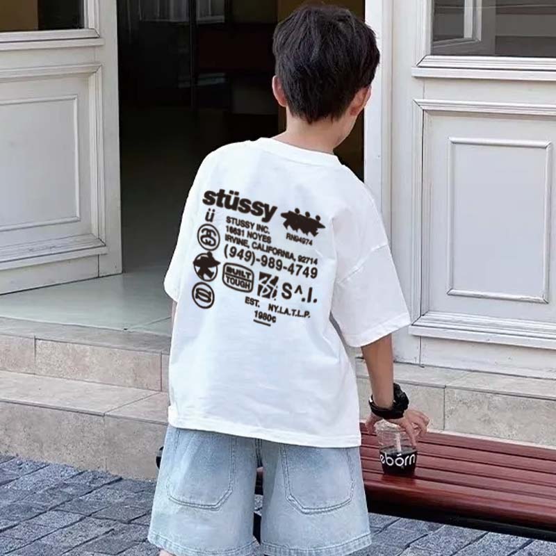 【90-160cm】絶対後悔しない 大注目 トレンド ストリート 男の子 半袖 Ｔシャツ