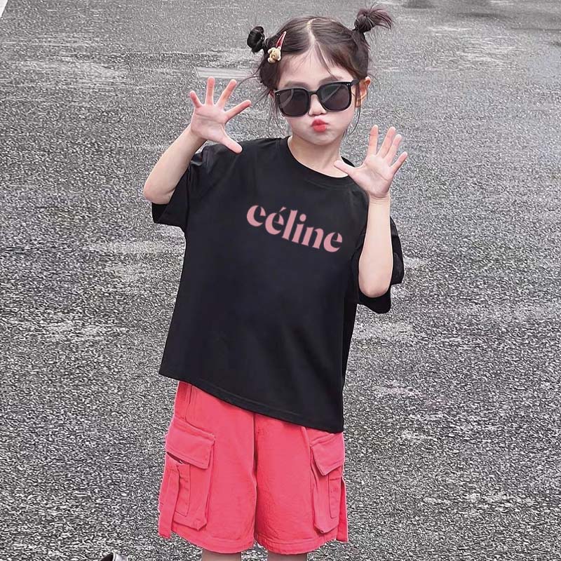 【90-160cm】人気爆発中 爆売れ中 カジュアル シンプル アルファベット 女の子 半袖 Ｔシャツ