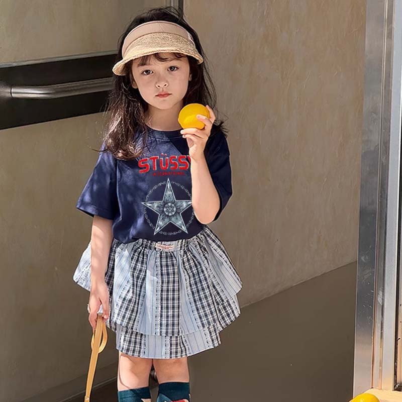 【90-160cm】デイリーにぴったり 大人気 スタイリッシュ トレンド  女の子 半袖 Ｔシャツ