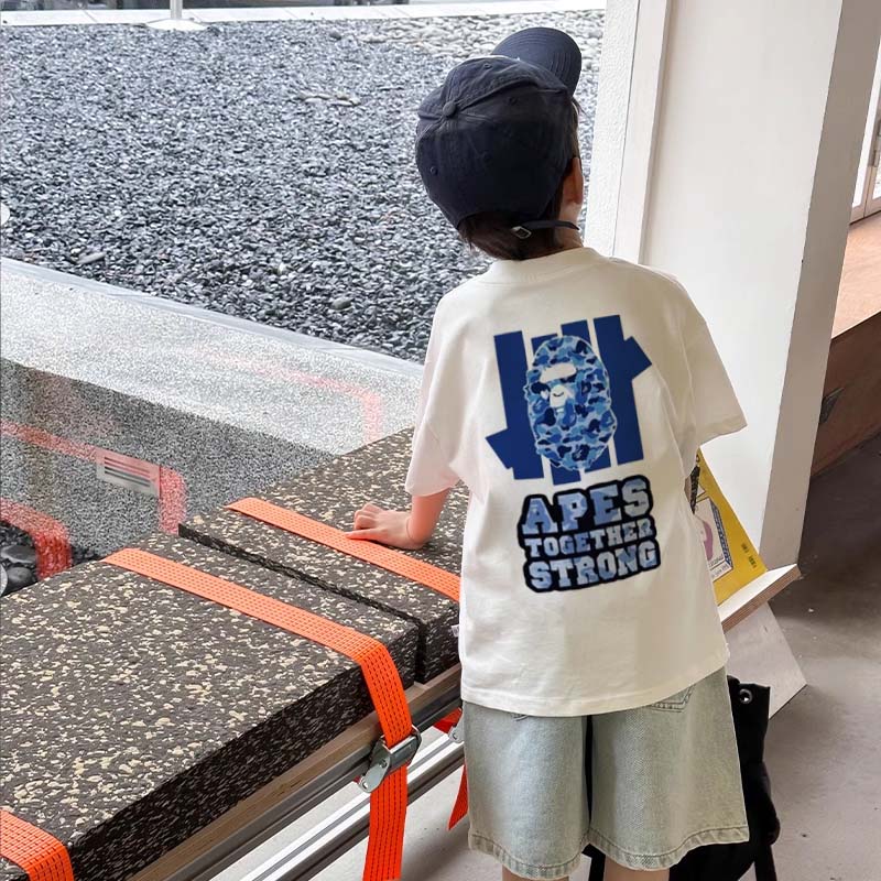 【90-160cm】人気爆発中 大活躍 カジュアル ストリート  合わせやすい 男の子 半袖 Ｔシャツ