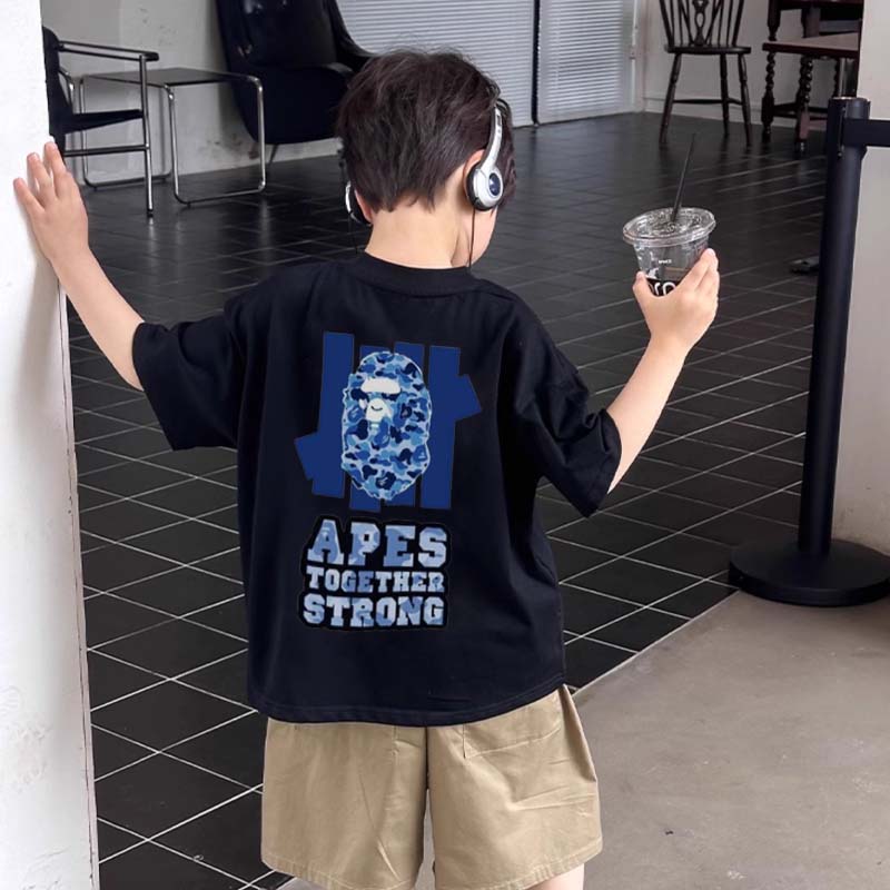 【90-160cm】人気爆発中 大活躍 カジュアル ストリート  合わせやすい 男の子 半袖 Ｔシャツ
