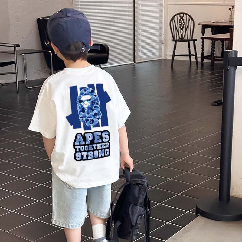 【90-160cm】人気爆発中 大活躍 カジュアル ストリート  合わせやすい 男の子 半袖 Ｔシャツ