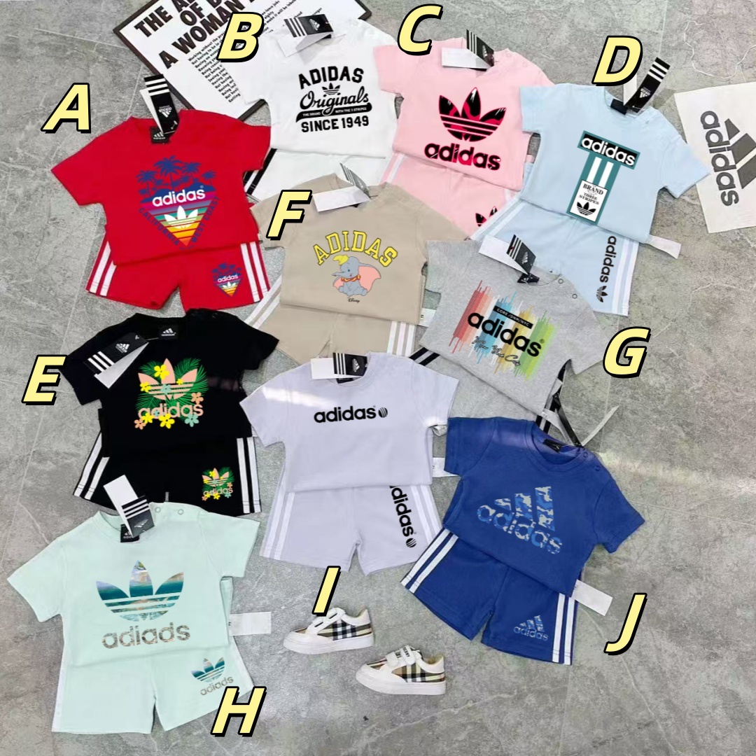 【66-110cm】二点セット 口コミ高評価 大人気 カジュアル カラバリ豊富 半袖Tシャツ+ショートパンツ セットアップ