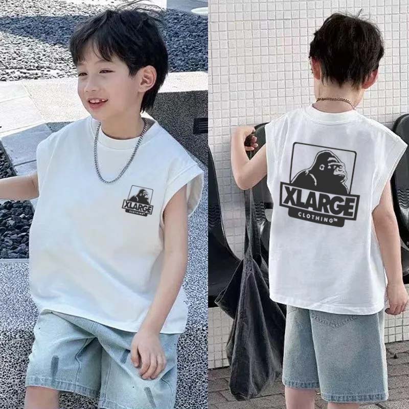 【90-160cm】着回し最強 爆売れ中 カジュアル トレンド 涼しく快適 男の子 タンクトップ
