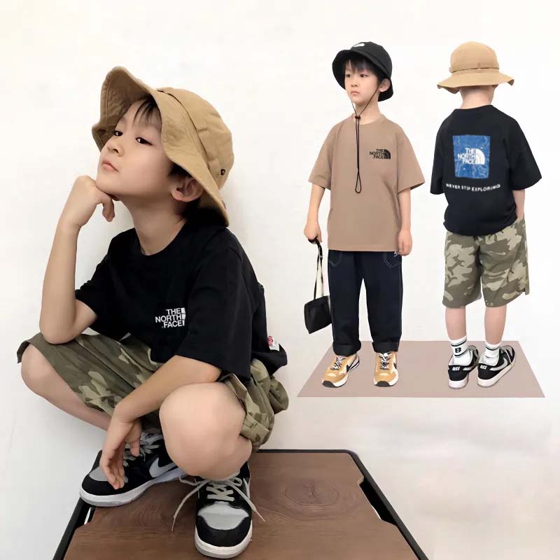 【90-160cm】トレンド感たっぷり 売れ筋 カジュアル トレンド 男の子 半袖 Tシャツ