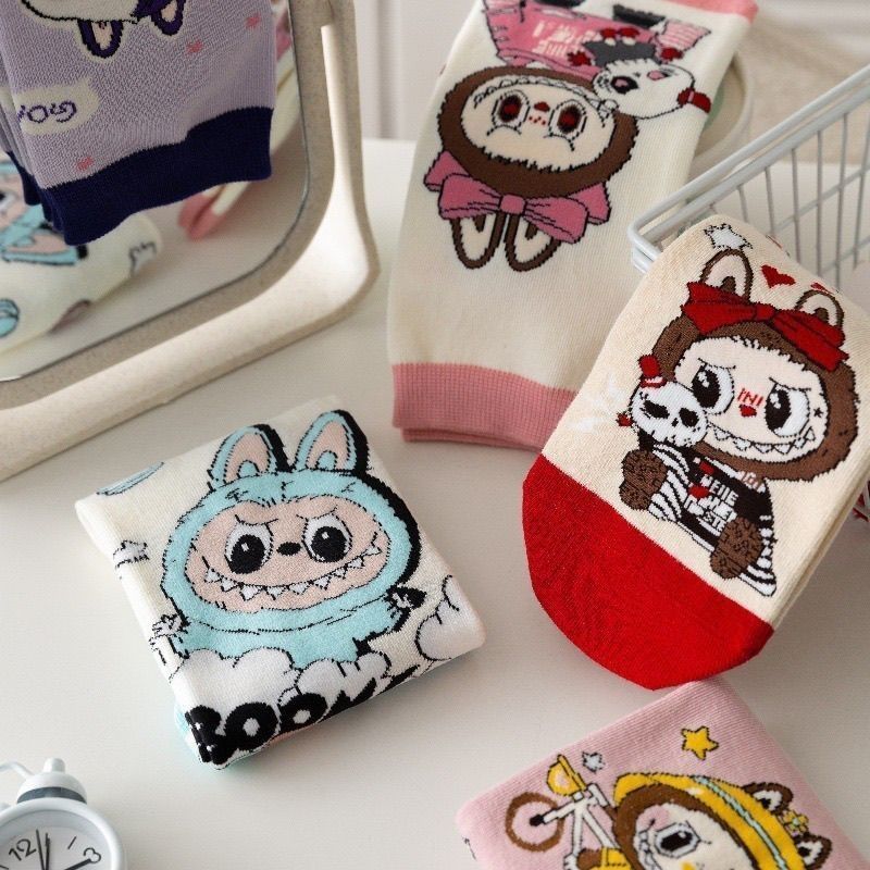 5足セット おしゃれキッズ必見 可愛い キャラクター 通気性抜群 履きやすい ソックス