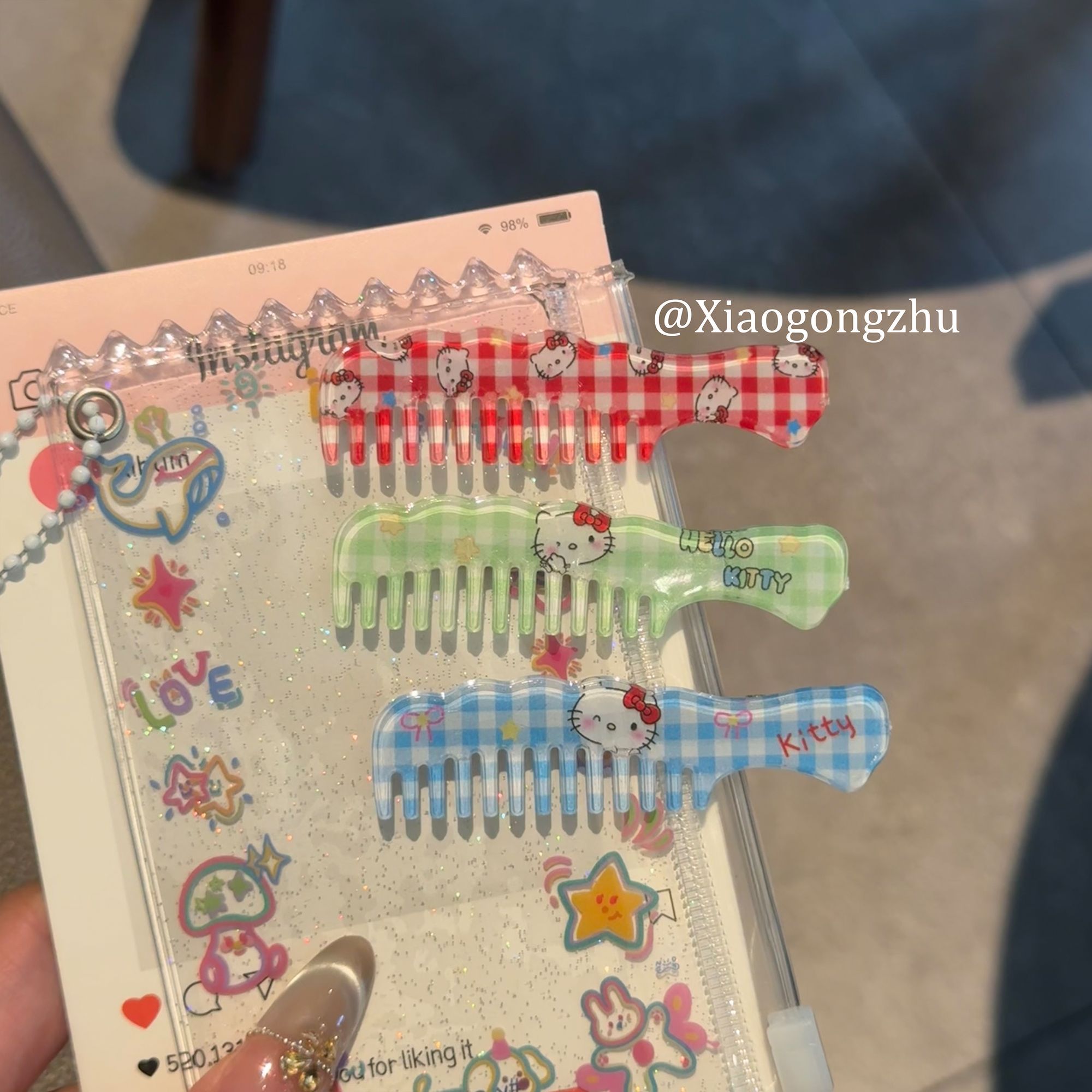 かわいい ガーリー 軽量 髪に優しい ヘアクリップ