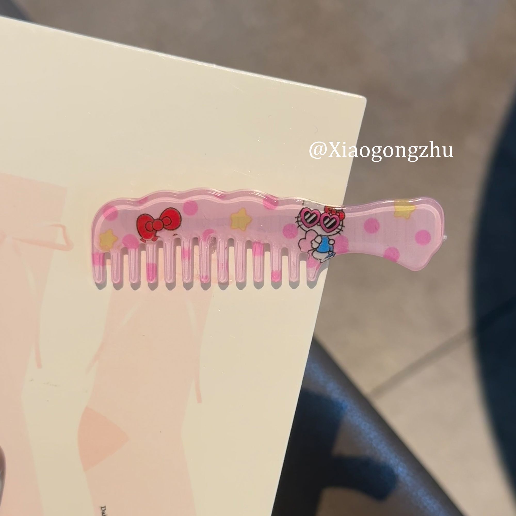 かわいい ガーリー 軽量 髪に優しい ヘアクリップ
