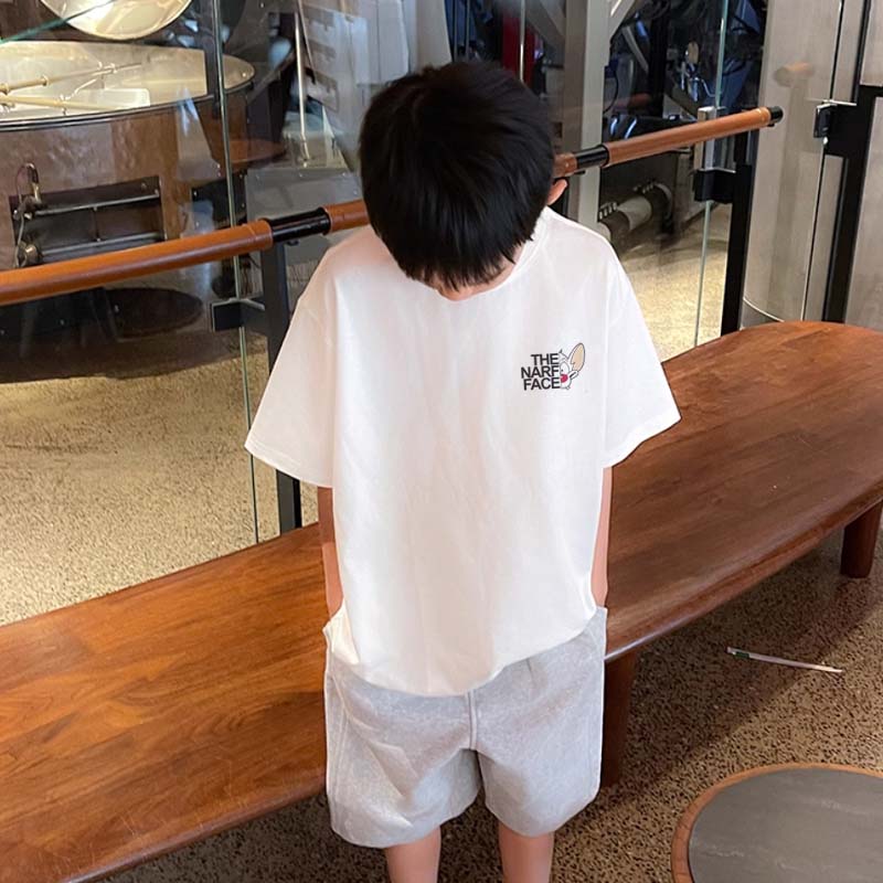 【90-160cm】見逃し厳禁 合わせやすい カジュアル トレンド 男の子 半袖 Tシャツ