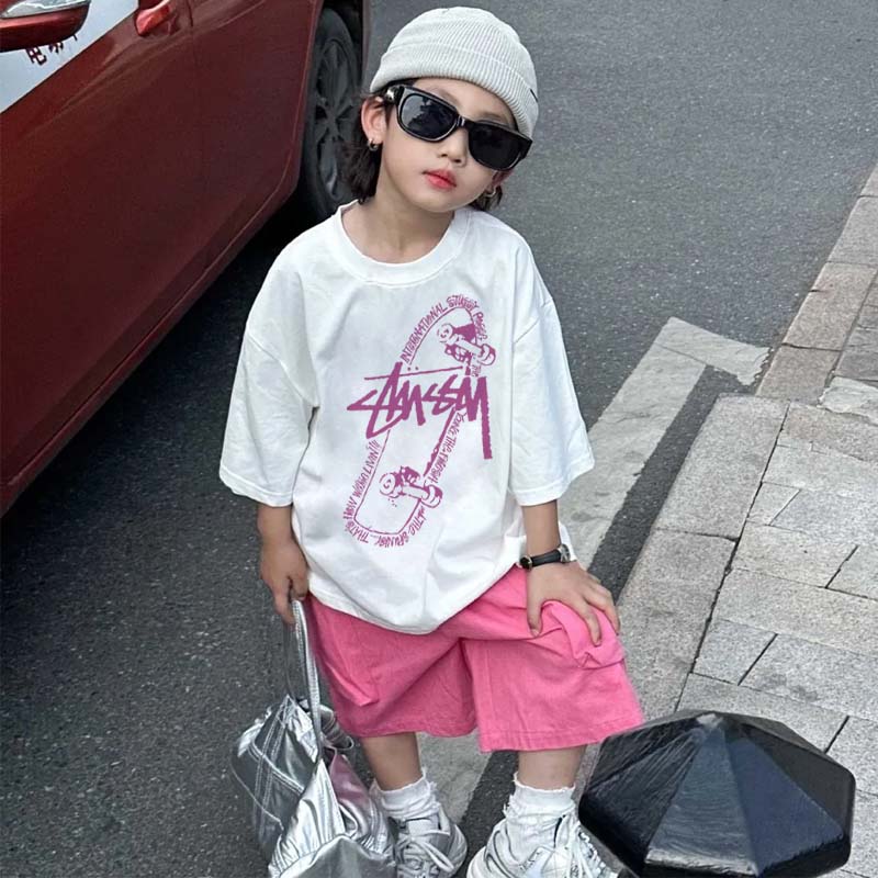 【90-160cm】着回し力抜群 今季大注目 ストリート カジュアル クール 男の子 半袖 Tシャツ