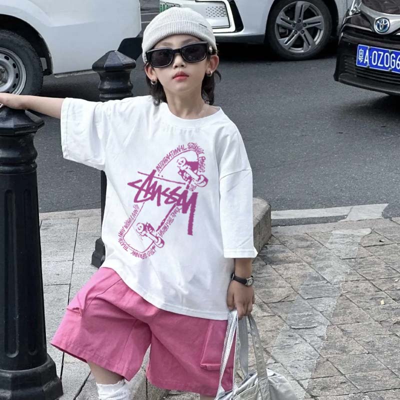 【90-160cm】着回し力抜群 今季大注目 ストリート カジュアル クール 男の子 半袖 Tシャツ