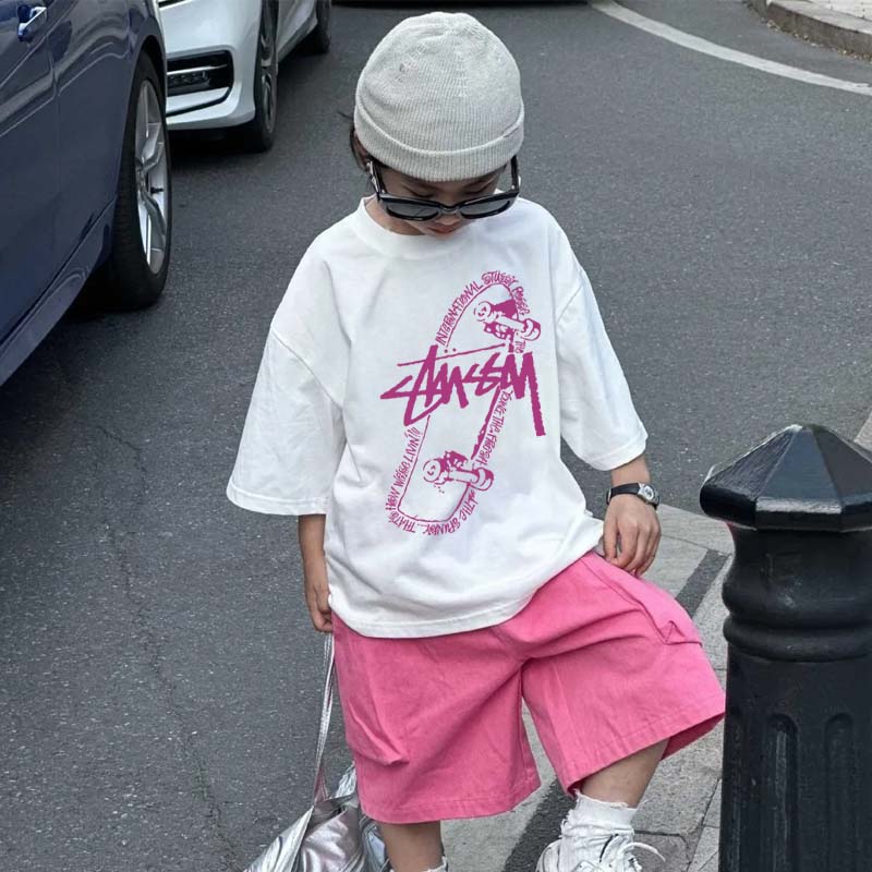 【90-160cm】着回し力抜群 今季大注目 ストリート カジュアル クール 男の子 半袖 Tシャツ