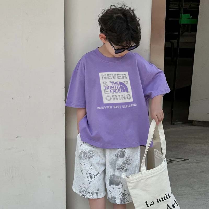 【90-160cm】トレンド感満点 爆売れ中 カジュアル カッコイイ 着やすい 男の子 半袖 Tシャツ