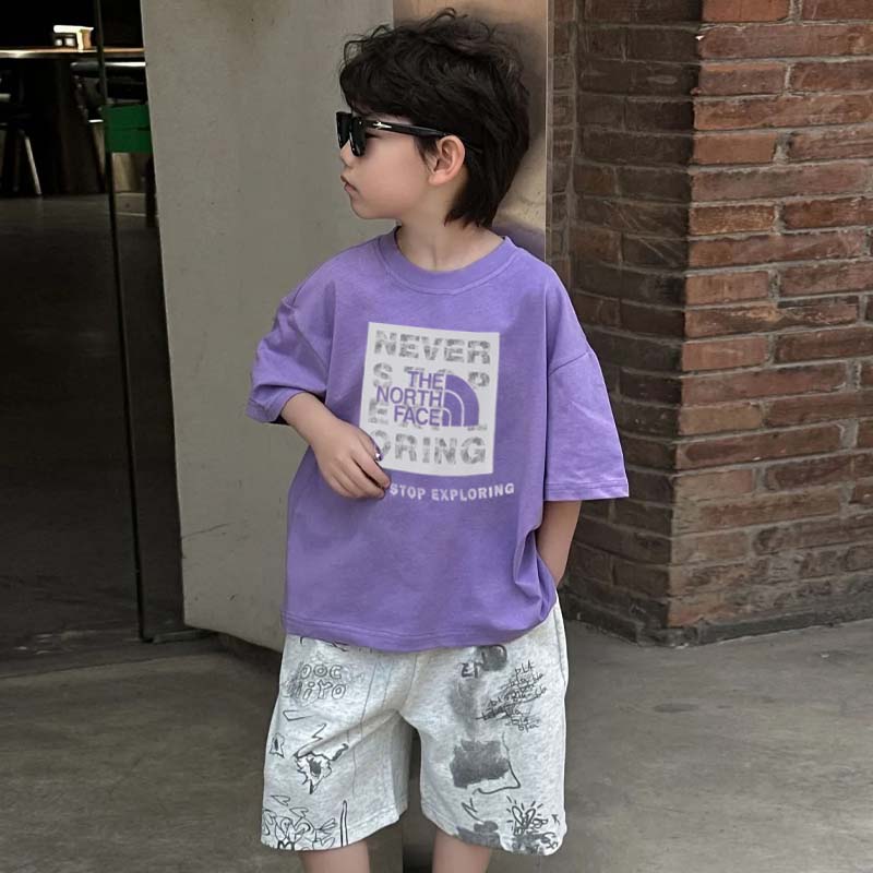 【90-160cm】トレンド感満点 爆売れ中 カジュアル カッコイイ 着やすい 男の子 半袖 Tシャツ