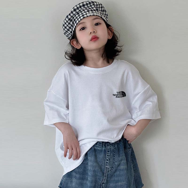 【90-160cm】トレンド感たっぷり 大人気 カジュアル アルファベット 女の子 半袖 Tシャツ