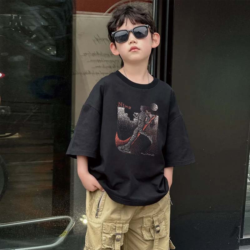 【90-160cm】トレンド感満点 売れ筋 スタイリッシュ カジュアル 男の子 半袖 Tシャツ