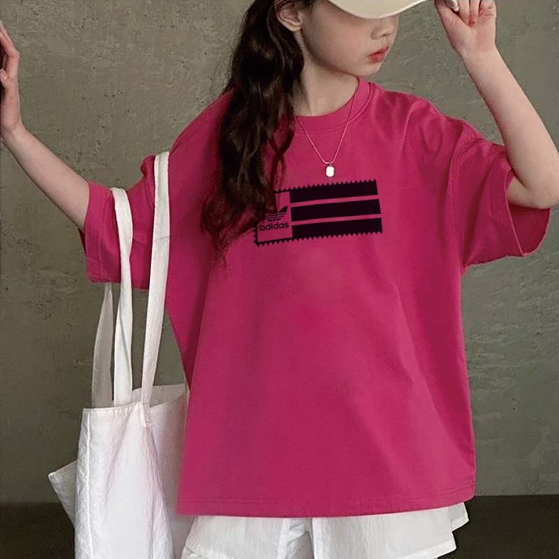【90-160cm】オシャレ度高め 大活躍 おしゃれ トレンド 女の子 半袖 Tシャツ