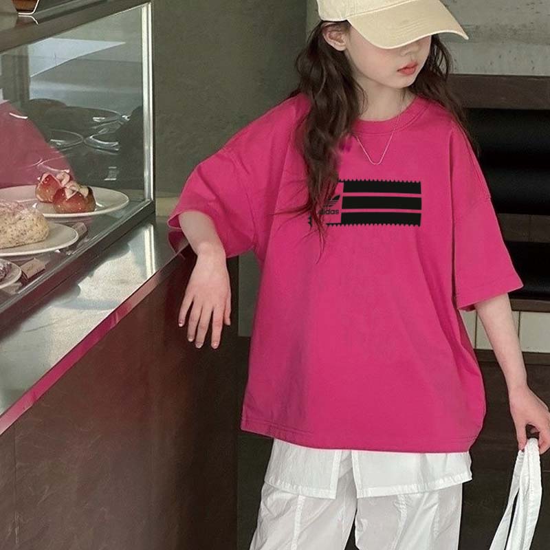 【90-160cm】オシャレ度高め 大活躍 おしゃれ トレンド 女の子 半袖 Tシャツ