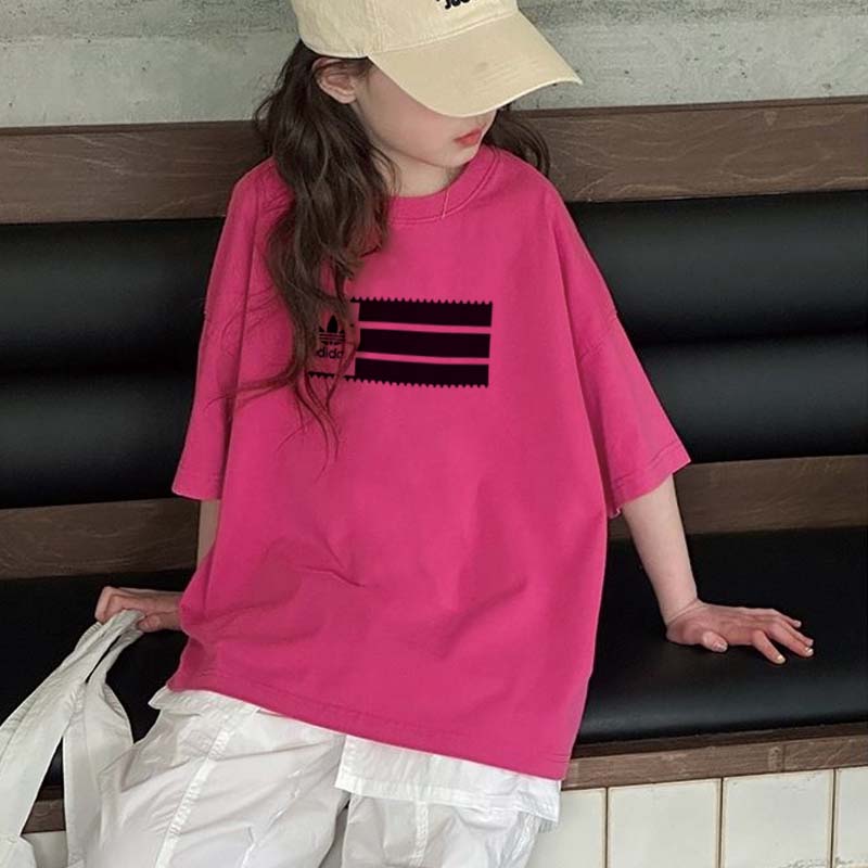 【90-160cm】オシャレ度高め 大活躍 おしゃれ トレンド 女の子 半袖 Tシャツ